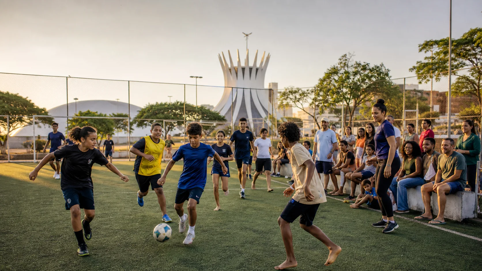 O futebol é o começo. Nosso propósito é criar conexões, ampliar oportunidades e dar visibilidade a novos talentos.